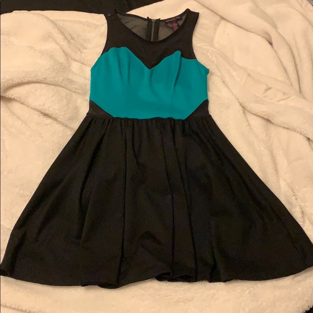 Black and Blue Dress